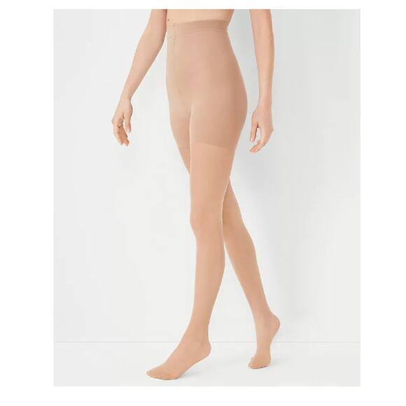 Ann Taylor The Perfect Sheer High Waist Control Tight Size Large Natural - Picture 1 of 6